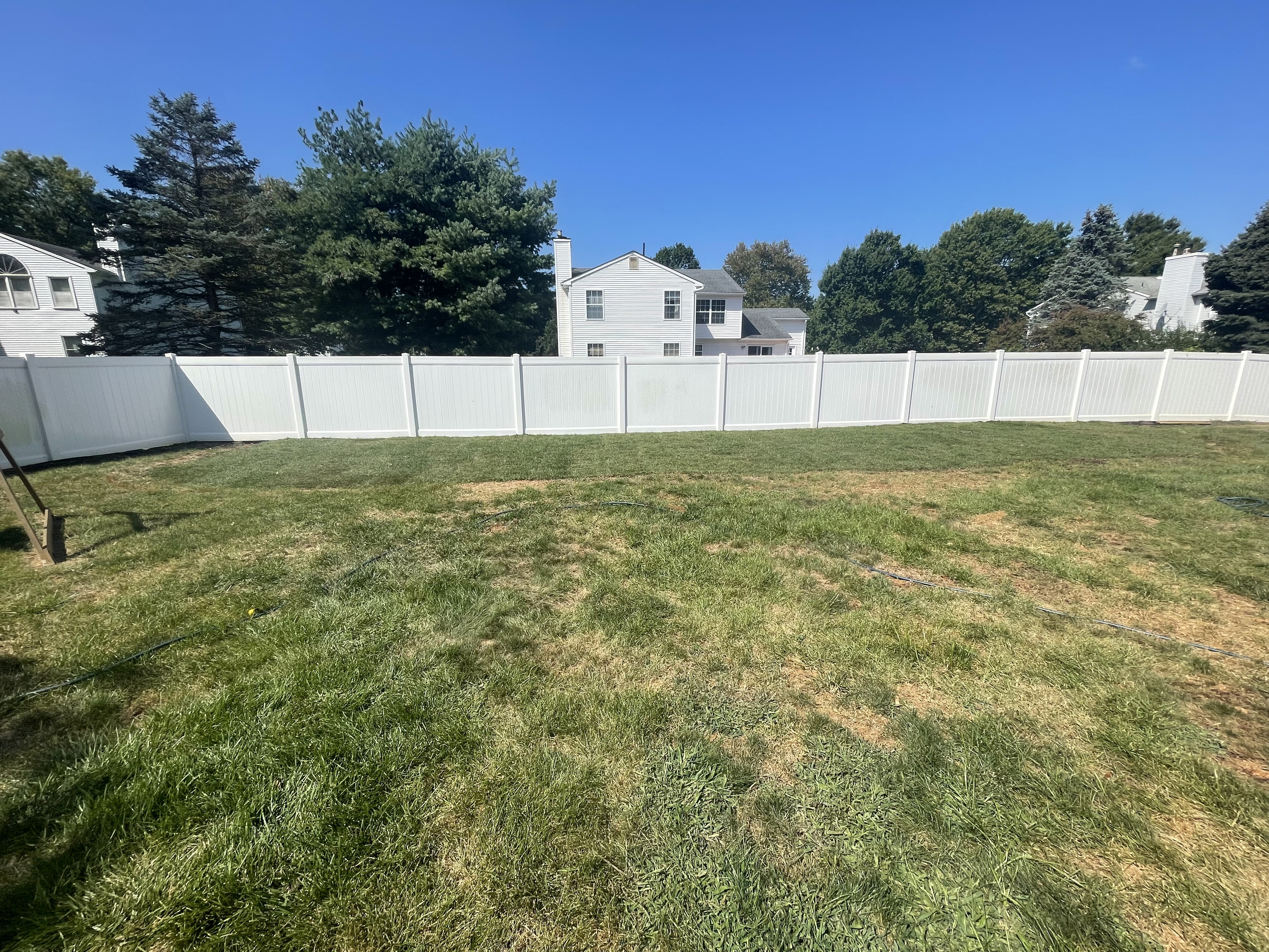 Finished lush sod lawn
